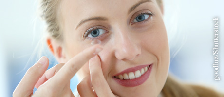 Hygiene bei Kontaktlinsenträgern