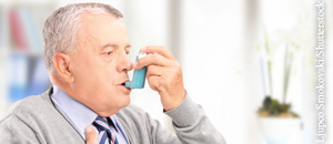 Inhalieren bei Asthma